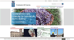 Desktop Screenshot of comune.cascia.pg.it